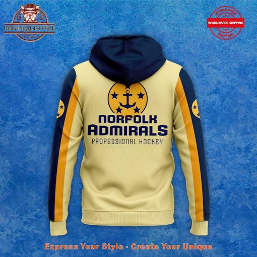 Norfolk Admirals Yorktown City Series Limited Edition Hoodie