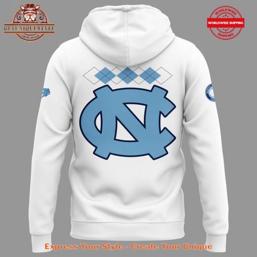 North Carolina Tar Heels Softball 2025 All White Hoodie