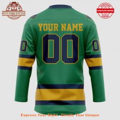 Notre Dame Special 2025 Green Hockey Jersey