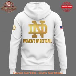 Notre Dame Womens Basketball Limited Edition White Hoodie