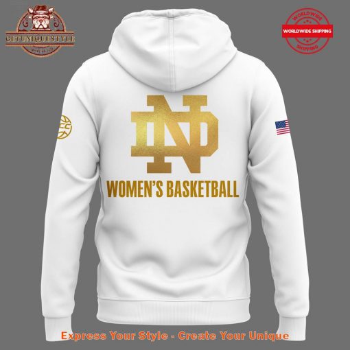 Notre Dame Women’s Basketball Limited Edition White Hoodie