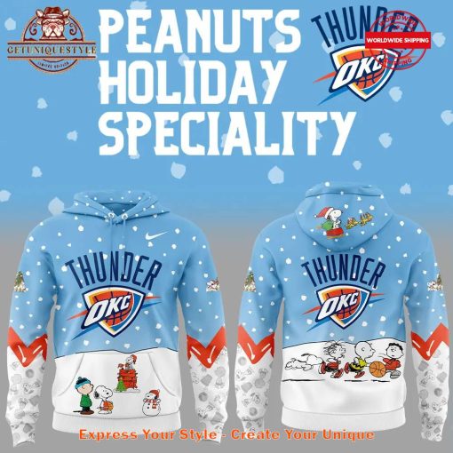 Oklahoma City Thunder Peanuts Holiday Special Hoodie