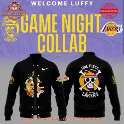 One Piece Lakers Game Night Collab Bomber Jacket