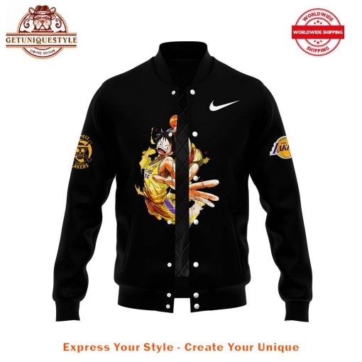 One Piece Lakers Game Night Collab Bomber Jacket