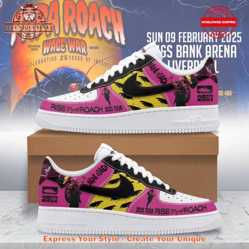 Papa Roach Rise Of The Roach Tour 2025 Air Force 1