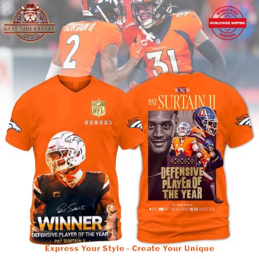 Patrick Surtain Defensive Player Of The Year Merch Collection