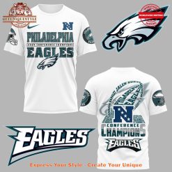 Philadelphia Eagles 2024 Conference Champions White Shirt