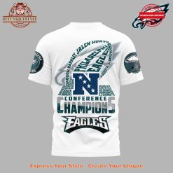 Philadelphia Eagles 2024 Conference Champions White Shirt