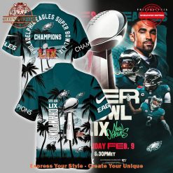 Philadelphia Eagles Champions Super Bowl LIX Hawaiian Shirt