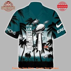 Philadelphia Eagles Champions Super Bowl LIX Hawaiian Shirt