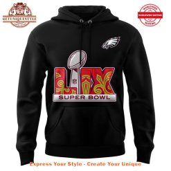 Philadelphia Eagles LIX Super Bowl Black Hoodie