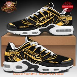 Philadelphia Eagles Super Bowl Champions Gold Black Air Max Plus Shoes