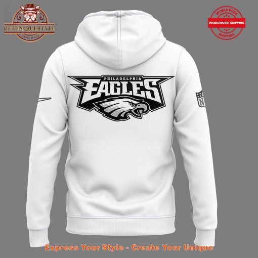 Philadelphia Eagles Super Bowl LIX 2025 White Hoodie