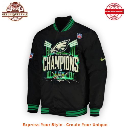 Philadelphia Eagles Super Bowl LIX Champions Bomber Jacket