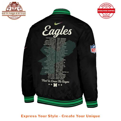 Philadelphia Eagles Super Bowl LIX Champions Bomber Jacket