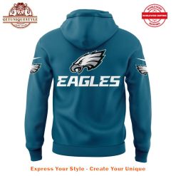 Philadelphia Eagles Super Bowl LIX Game Midnight Green Hoodie