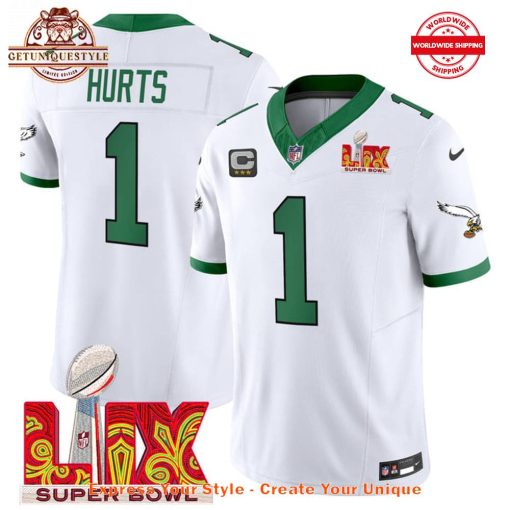 Philadelphia Eagles Super Bowl LIX Limited Patch Jersey