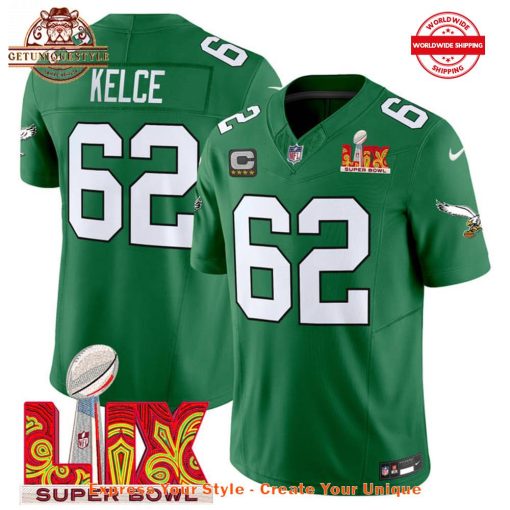 Philadelphia Eagles Super Bowl LIX Limited Patch Jersey