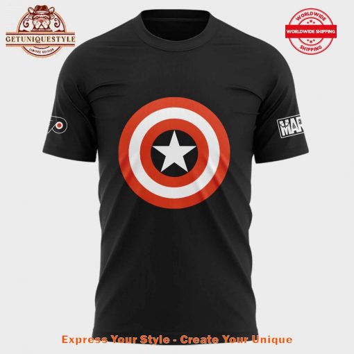 Philadelphia Flyers 2025 Marvel Super Hero Game Shirt