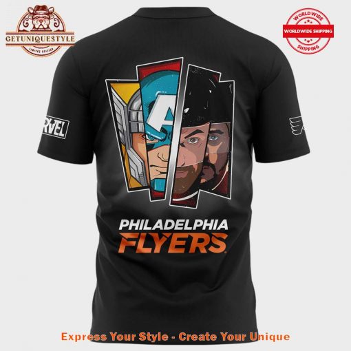 Philadelphia Flyers 2025 Marvel Super Hero Game Shirt