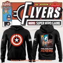 Philadelphia Flyers Marvel Super Hero Game 2025 Limited Edition Hoodie