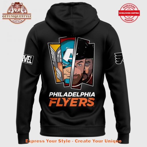 Philadelphia Flyers Marvel Super Hero Game 2025 Limited Edition Hoodie