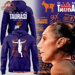 Phoenix Mercury Goat Diana Taurasi 2025 Purple Hoodie