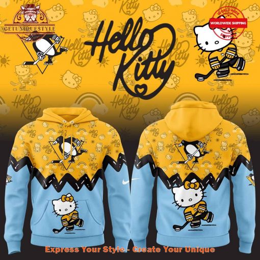 Pittsburgh Penguins Hello Kitty New 2025 Hoodie