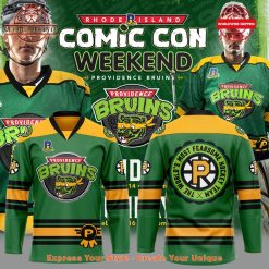 Providence Bruins Turtle-Powered RI Comic Con Hockey Jersey