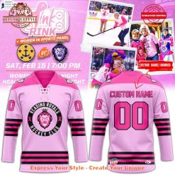 Reading Royals Pink in the Rink 2025 Jersey