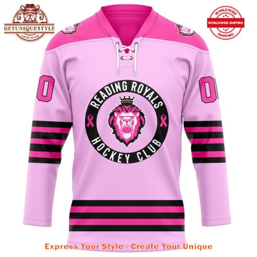 Reading Royals Pink in the Rink 2025 Jersey