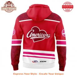 Rochester Americans Red Threads Uniform 2025 Hoodie