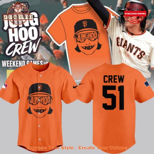 San Francisco Giants Jung Hoo Crew 2025 Nike Jersey