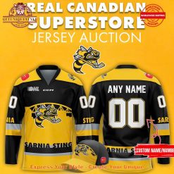 Sarnia Sting Real Canadian Superstore Custom Jersey