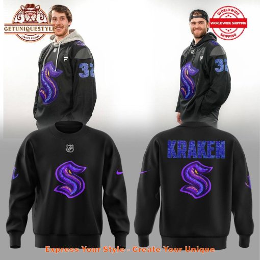 Seattle Kraken Black Hockey History Night Merch Collection