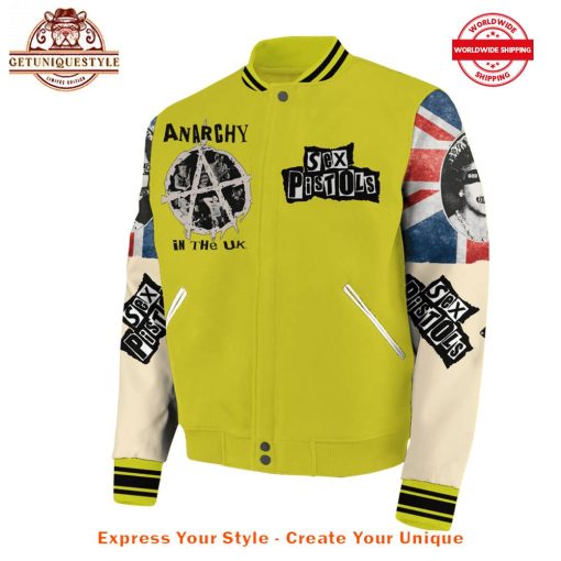 Sex Pistols Anarchy In The UK Baseball Jacket