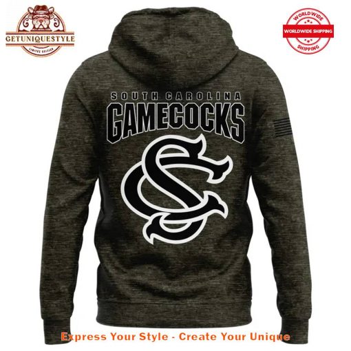 South Carolina Gamecocks Salute to Service 2025 Hoodie