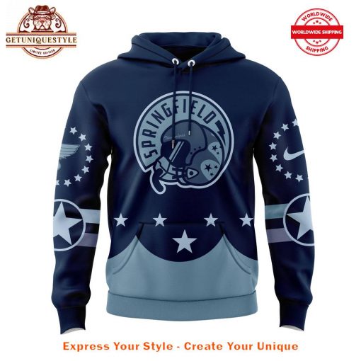 Springfield Thunderbirds Military Appreciation 2025 Hoodie