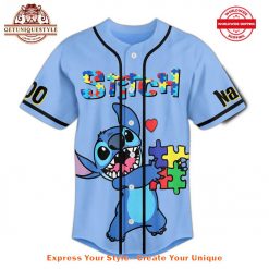 Stitch It’s Okay To Be Different Autism Awareness Jersey