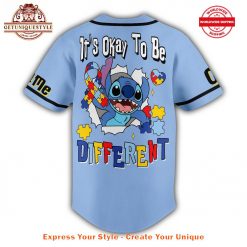 Stitch Its Okay To Be Different Autism Awareness Jersey