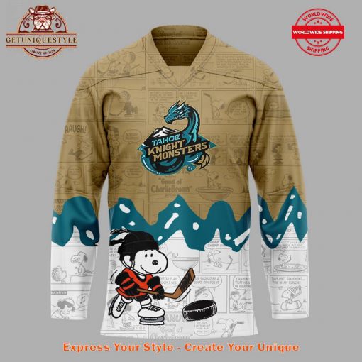 Tahoe Knight Monsters 75th Anniversary of Peanuts Jersey