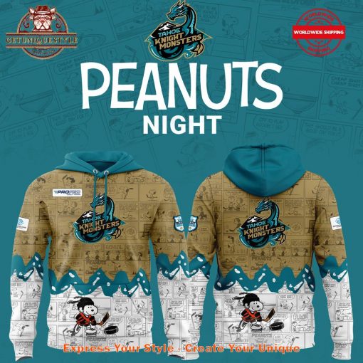 Tahoe Knight Monsters Anniversary of Peanuts Night Hoodie