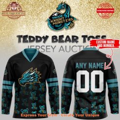 Tahoe Knight Monsters Teddy Bear Toss Custom Jersey