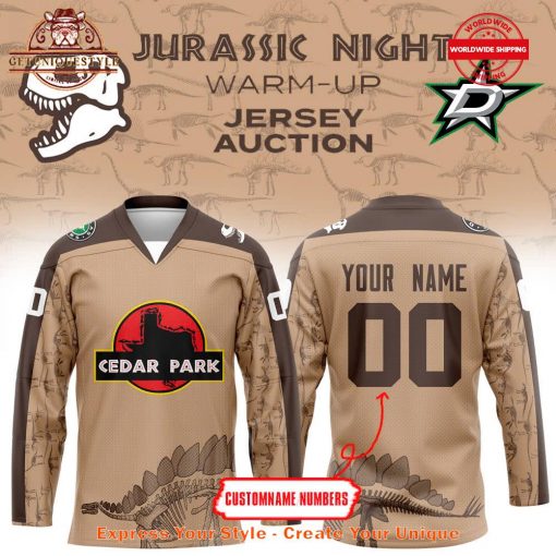 Texas Stars Jurassic Night Hockey Jersey