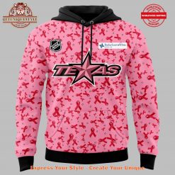 Texas Stars 2025 Pink Ribbon Hoodie