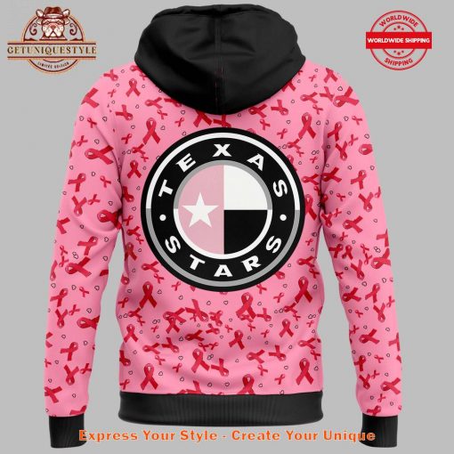 Texas Stars 2025 Pink Ribbon Hoodie