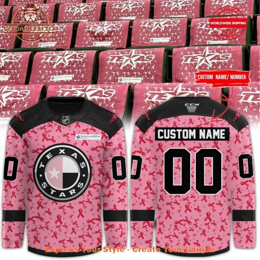 Texas Stars Breast Cancer Awareness Hockey Jersey