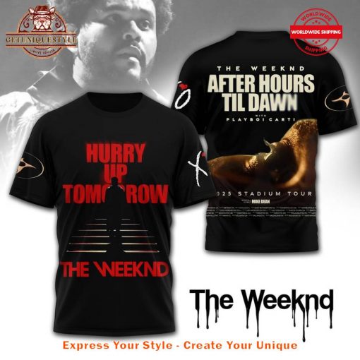 The Weeknd 2025 Tour After Hours Til Dawn Shirt