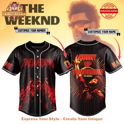 The Weeknd Hurry Up Tomorrow Baseball Jersey