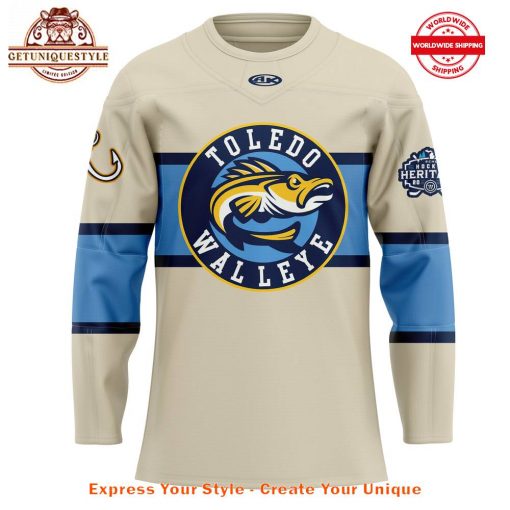 Toledo Walleye Hockey Heritage Uniform 2025 Hockey Jersey